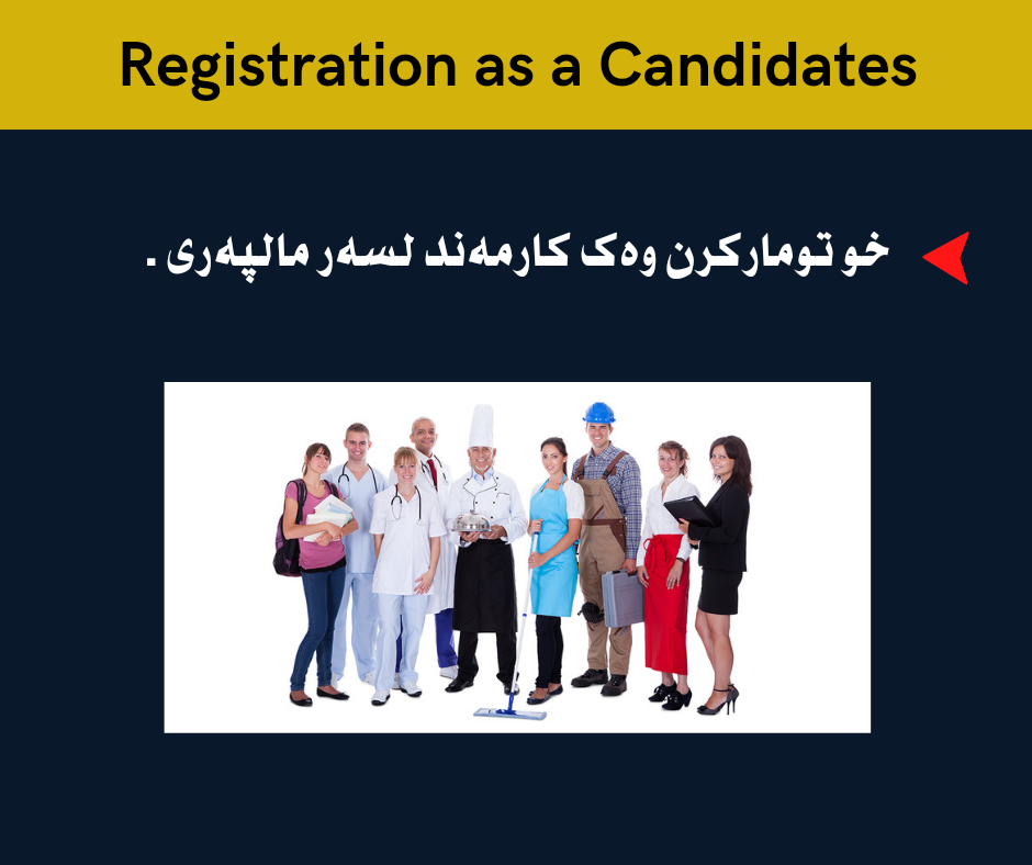 How to register as candidates in portal?